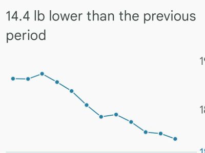 Weight loss chart for 2024